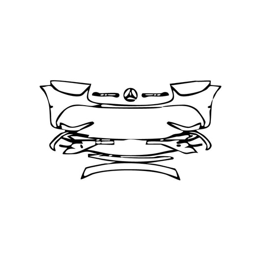 Pre-Cut PPF Mercedes-Benz GLC SUV Standard Wheelbase (GLC) AMG Line 2024 - PPF-Kits