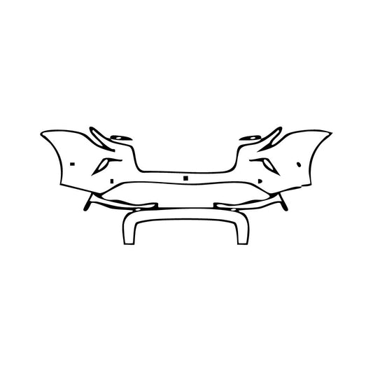 Pre-Cut PPF Porsche Taycan Sport Turismo Taycan Turbo S Sport Turismo 2024 - PPF-Kits