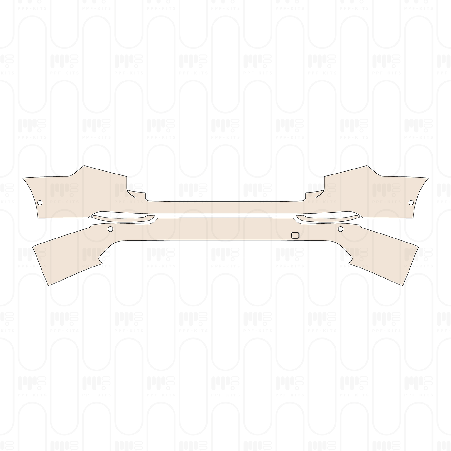 Rear Bumper with bumper cover