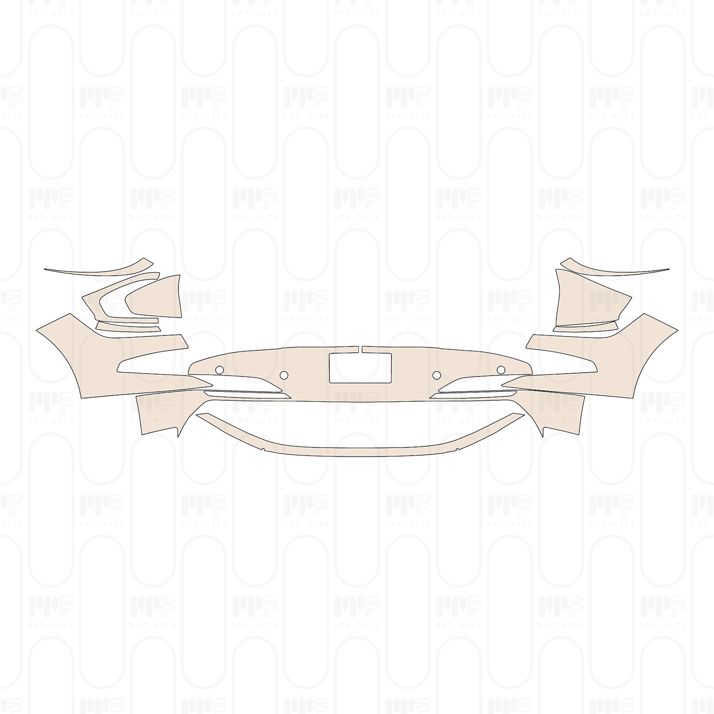 Rear Bumper with 4 PDC (Parking Sensors)