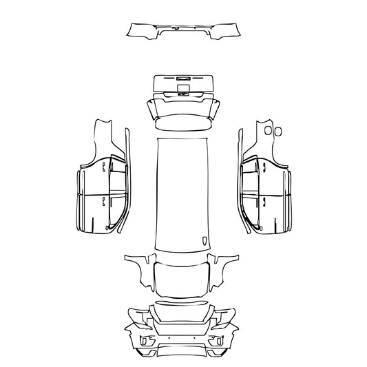 Pre-Cut PPF GMC Yukon Denali 2021 - PPF-Kits