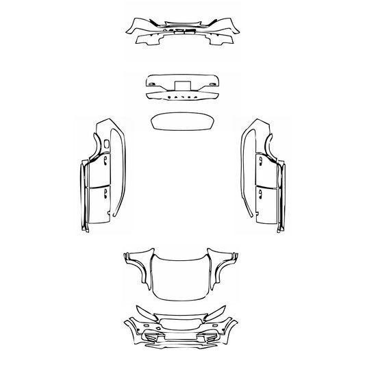 Pre-Cut PPF Volvo V90 Cross Country 2017 - PPF-Kits