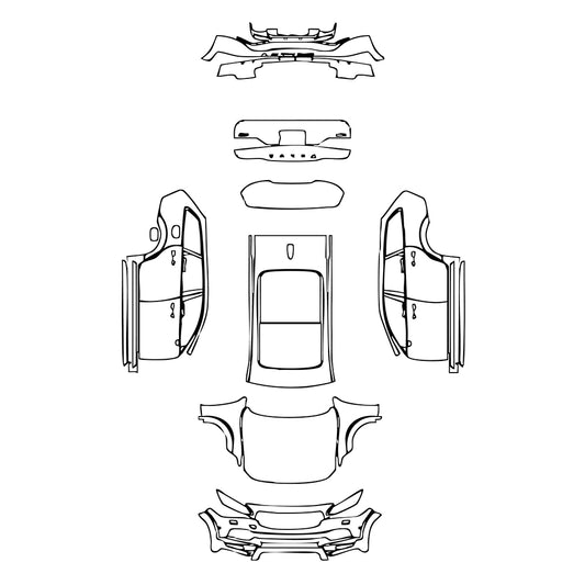 Pre-Cut PPF Volvo V90 Cross Country 2021 - PPF-Kits