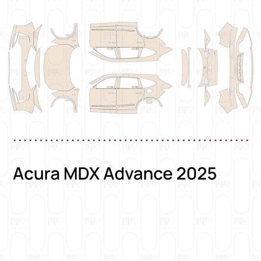 Pre-Cut PPF Acura MDX Advance 2025