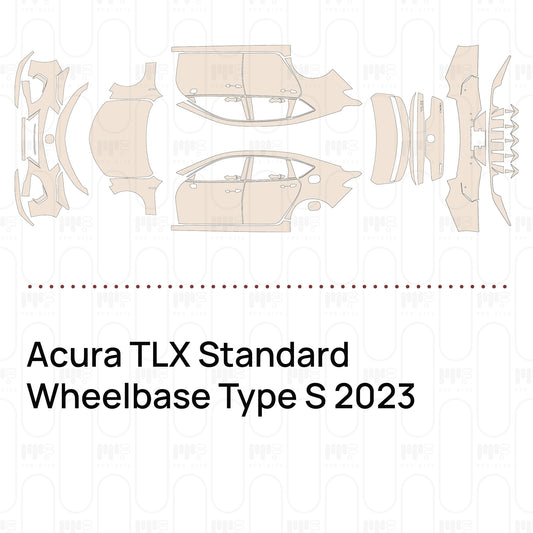 Pre-Cut PPF Acura TLX Standard Wheelbase Type S 2023
