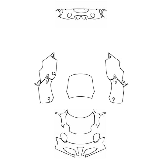 Pre-Cut PPF Alfa Romeo 4C Coupe 2016 - PPF-Kits