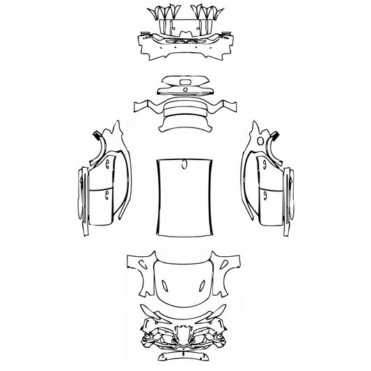 Pre-Cut PPF Alfa Romeo Giulia GTA M 2022 - PPF-Kits
