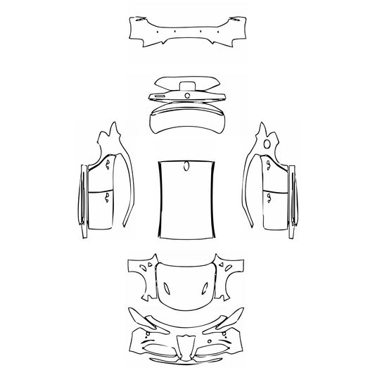 Pre-Cut PPF Alfa Romeo Giulia Quadrifoglio 2020 - PPF-Kits