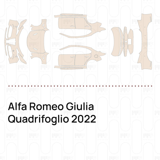 Pre-Cut PPF Alfa Romeo Giulia Quadrifoglio 2022