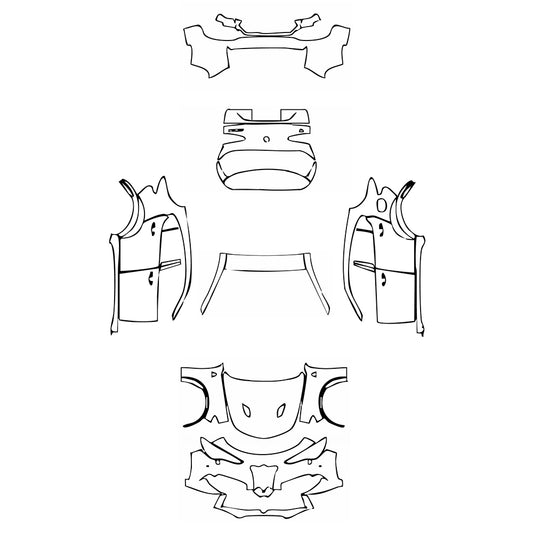 Pre-Cut PPF Alfa Romeo Stelvio Quadrifoglio 2020 - PPF-Kits