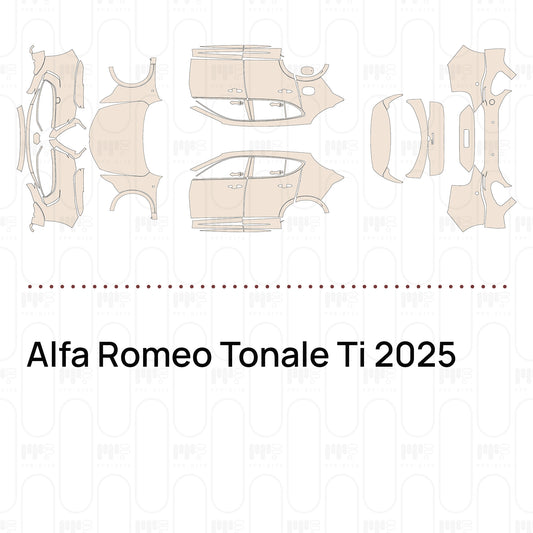 Vorgeschnittene PPF-Lackschutzfolie Alfa Romeo Tonale Ti 2025