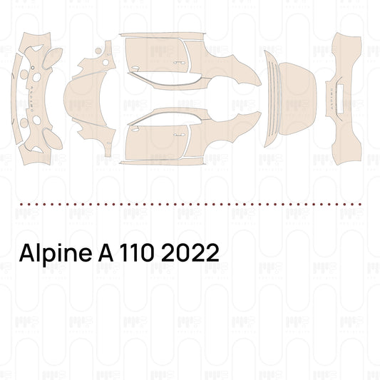 Pre-Cut PPF Alpine A 110 2022