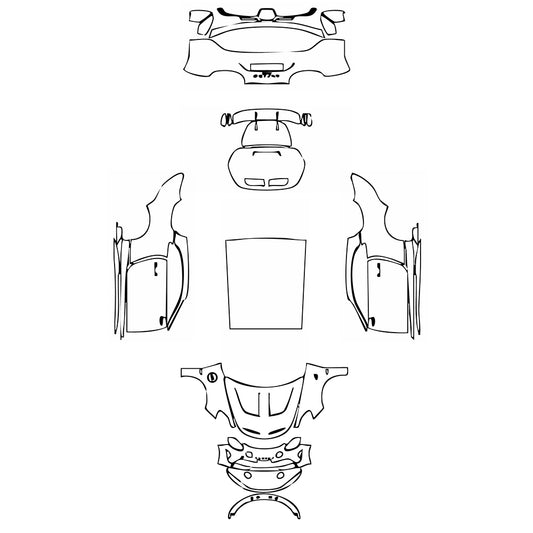 Pre-Cut PPF Alpine A 110 R 2025 - PPF-Kits