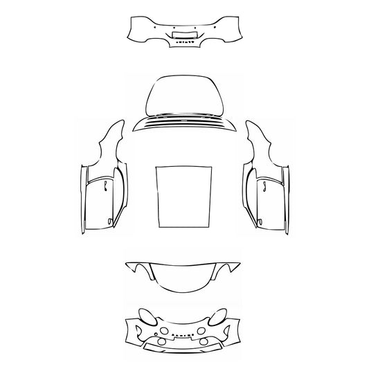 Pre-Cut PPF Alpine A 110 S 2020 - PPF-Kits