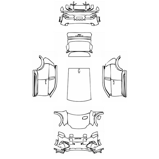 Pre-Cut PPF Alpine A 290 GT 2025 - PPF-Kits