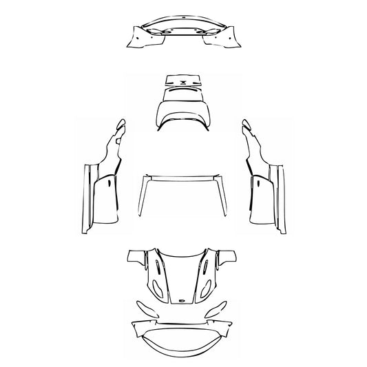Pre-Cut PPF Aston Martin DB11 V8 Volante 2022 - PPF-Kits