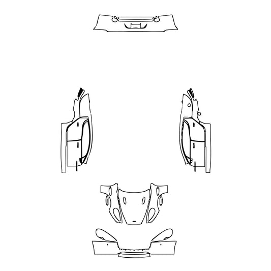 Pre-Cut PPF Aston Martin Rapide S 2017 - PPF-Kits