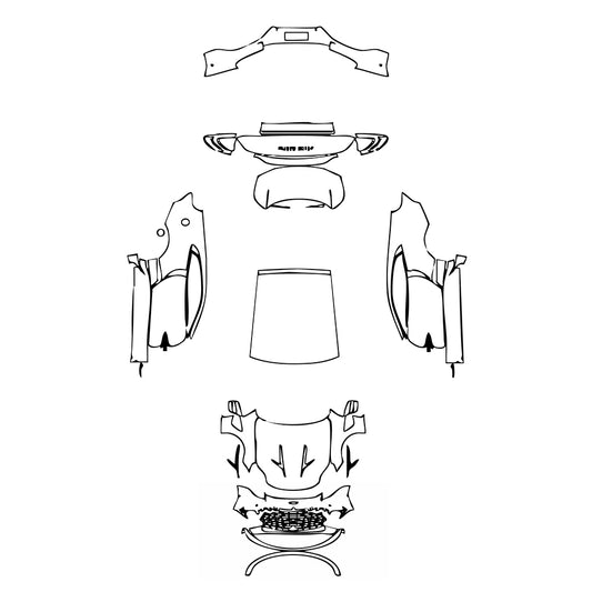 Pre-Cut PPF Aston Martin Vanquish Coupe 2025 - PPF-Kits