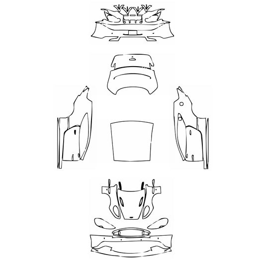 Pre-Cut PPF Aston Martin Vanquish S Coupe 2019 - PPF-Kits