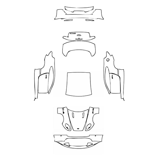 Pre-Cut PPF Aston Martin Vantage V8 Coupe 2012 - PPF-Kits