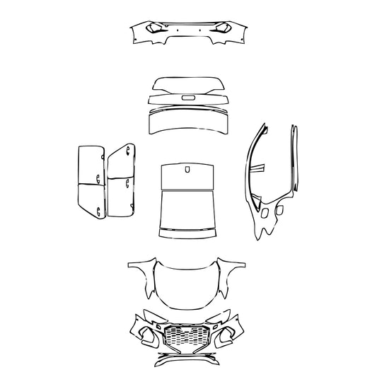 Pre-Cut PPF Audi A3 Limousine S3 2023 - PPF-Kits