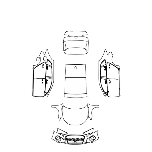 Pre-Cut PPF Audi A3 Sportback Base 2023 - PPF-Kits