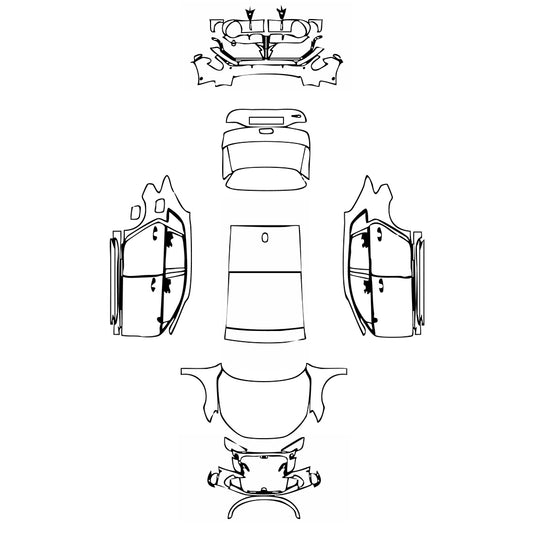 Passgenaue Lackschutzfolien PPF Audi A3 Sportback RS3 2025