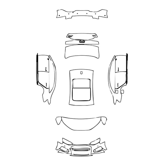 Pre-Cut PPF Audi A4 A4L Saloon Sedan Base 2024 - PPF-Kits