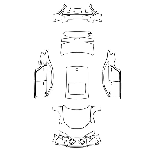 Pre-Cut PPF Audi A4 A4 Saloon Sedan S-line 2021 - PPF-Kits