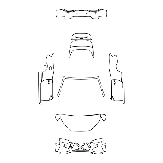 Pre-Cut PPF Audi A5 A5 Cabriolet S-line 2023 - PPF-Kits