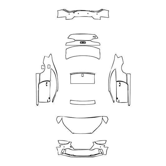 Pre-Cut PPF Audi A5 A5 Coupe Base 2021 - PPF-Kits