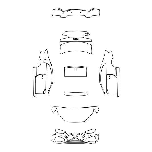 Pre-Cut PPF Audi A5 A5 Coupe S-line 2024 - PPF-Kits