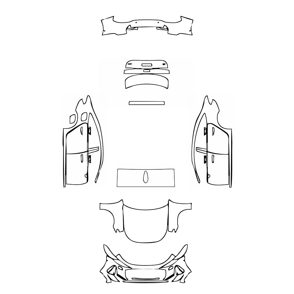 Passgenaue Lackschutzfolien PPF Audi A5 A5 Saloon Base 2025