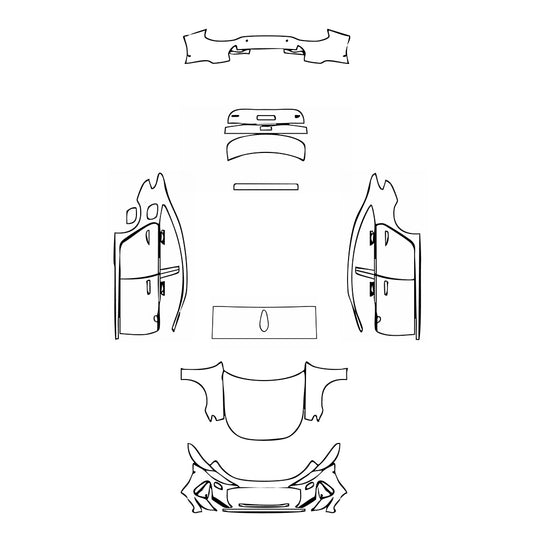 Passgenaue Lackschutzfolien PPF Audi A5 A5 Saloon Base 2025