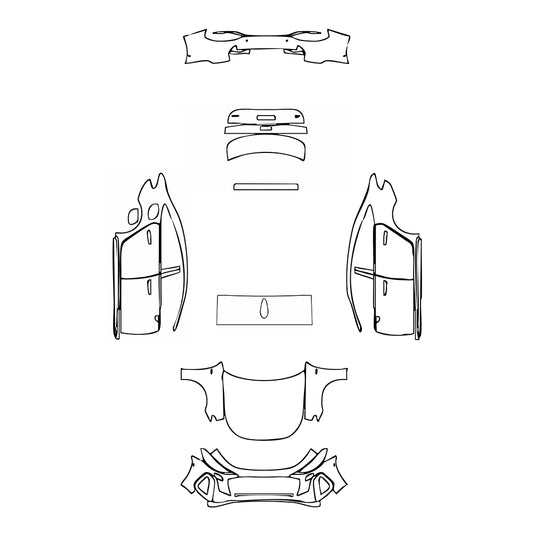 Passgenaue Lackschutzfolien PPF Audi A5 A5 Saloon S-Line 2025