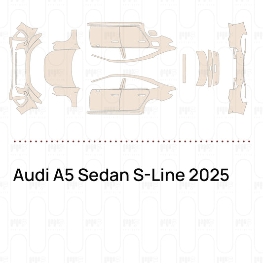 Pre-Cut PPF Audi A5 Sedan S-Line 2025