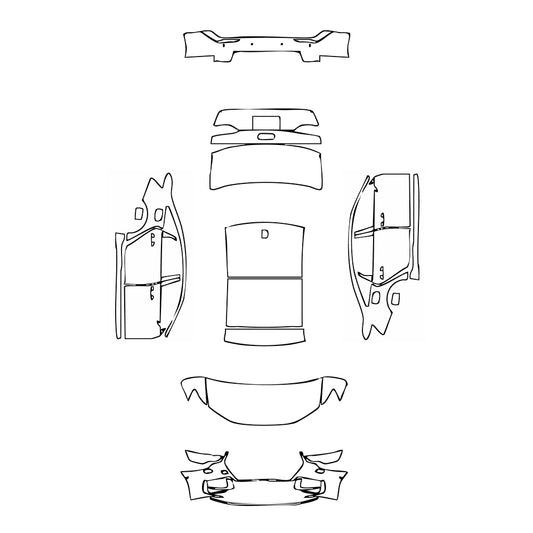Pre-Cut PPF Audi A6 A6L TFSI e S-Line 2020 - PPF-Kits