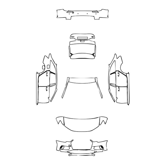 Pre-Cut PPF Audi A6 A6 Avant Base 2020 - PPF-Kits