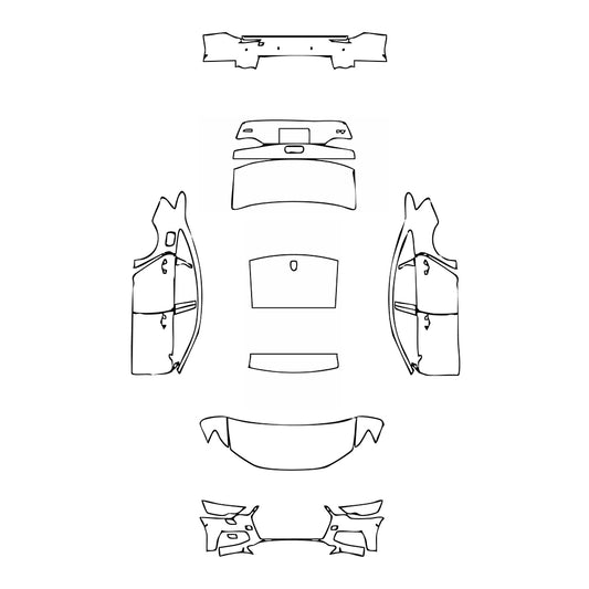 Pre-Cut PPF Audi A6 A6 Base 2021 - PPF-Kits