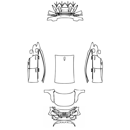 Passgenaue Lackschutzfolien PPF Audi A6 e-tron S6 Sportback e-tron 2025