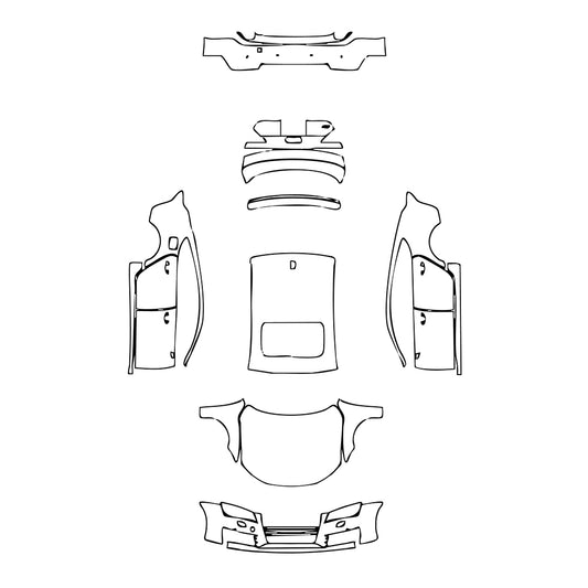 Pre-Cut PPF Audi A7 A7 Sportback Base 2015 - PPF-Kits