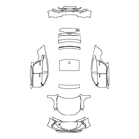 Pre-Cut PPF Audi A7 RS7 Sportback 2022 - PPF-Kits