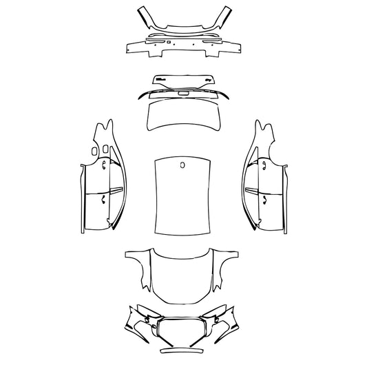 Pre-Cut PPF Audi A8 A8 (Standard Wheelbase) Base 2025 - PPF-Kits