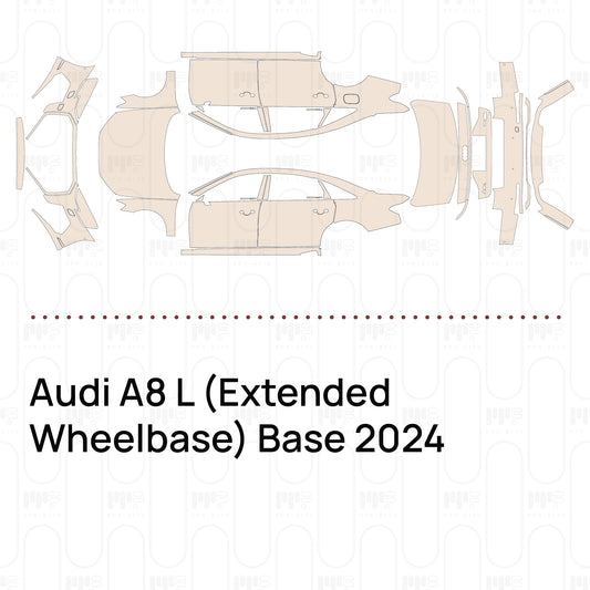 Pre-Cut PPF Audi A8 L (Extended Wheelbase) Base 2024