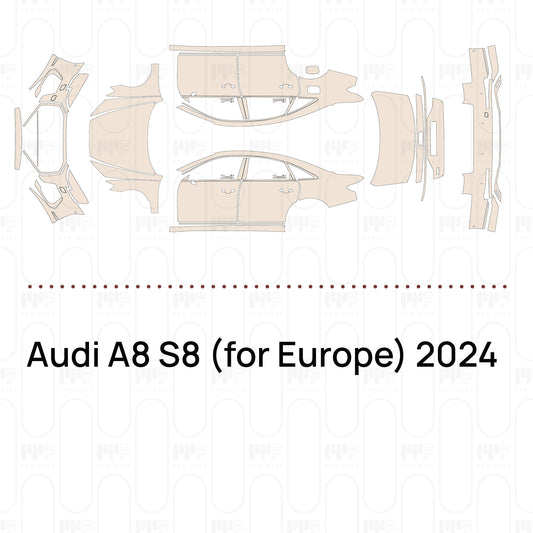 Pre-Cut PPF Audi A8 S8 (for Europe) 2024