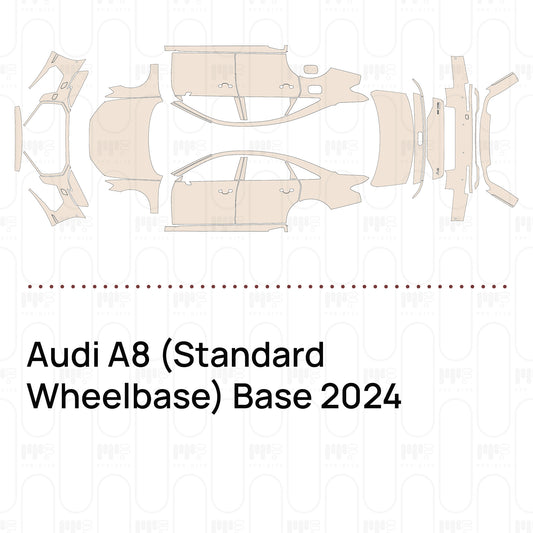 Pre-Cut PPF Audi A8 (Standard Wheelbase) Base 2024
