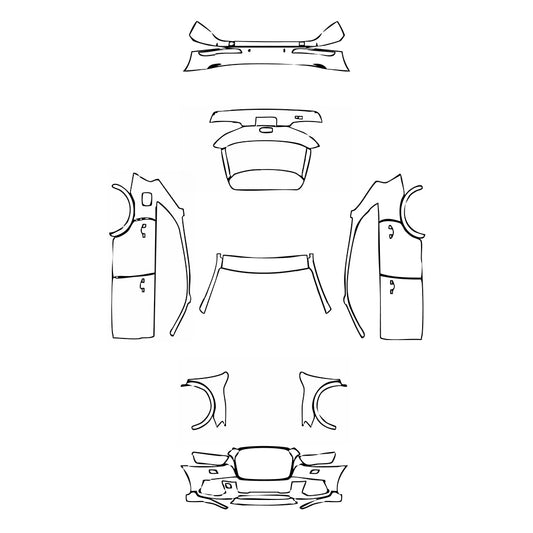 Pre-Cut PPF Audi Q3 SUV Base 2017 - PPF-Kits