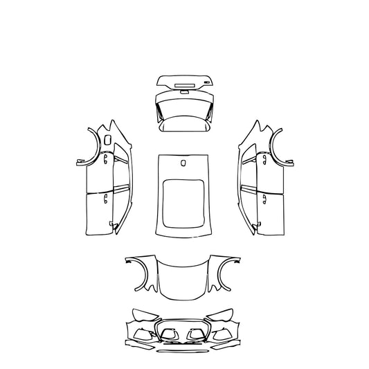 Pre-Cut PPF Audi Q3 SUV Base 2020 - PPF-Kits