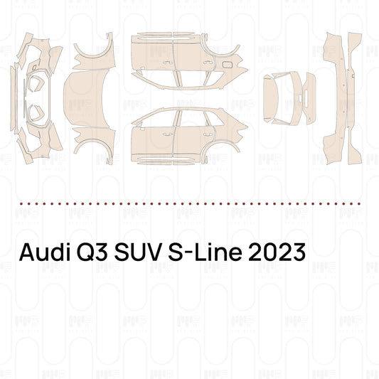 Pre-Cut PPF Audi Q3 SUV S-Line 2023