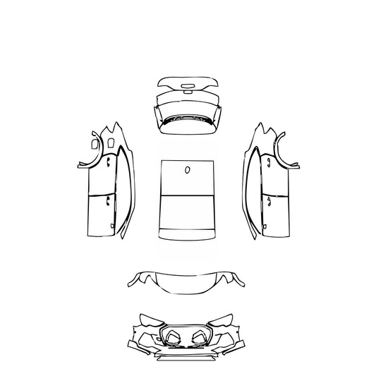 Pre-Cut PPF Audi Q3 Sportback Base 2020 - PPF-Kits